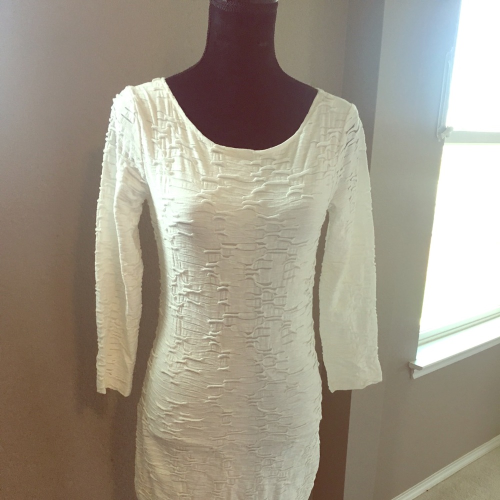 A/X white knee length dress - wore once